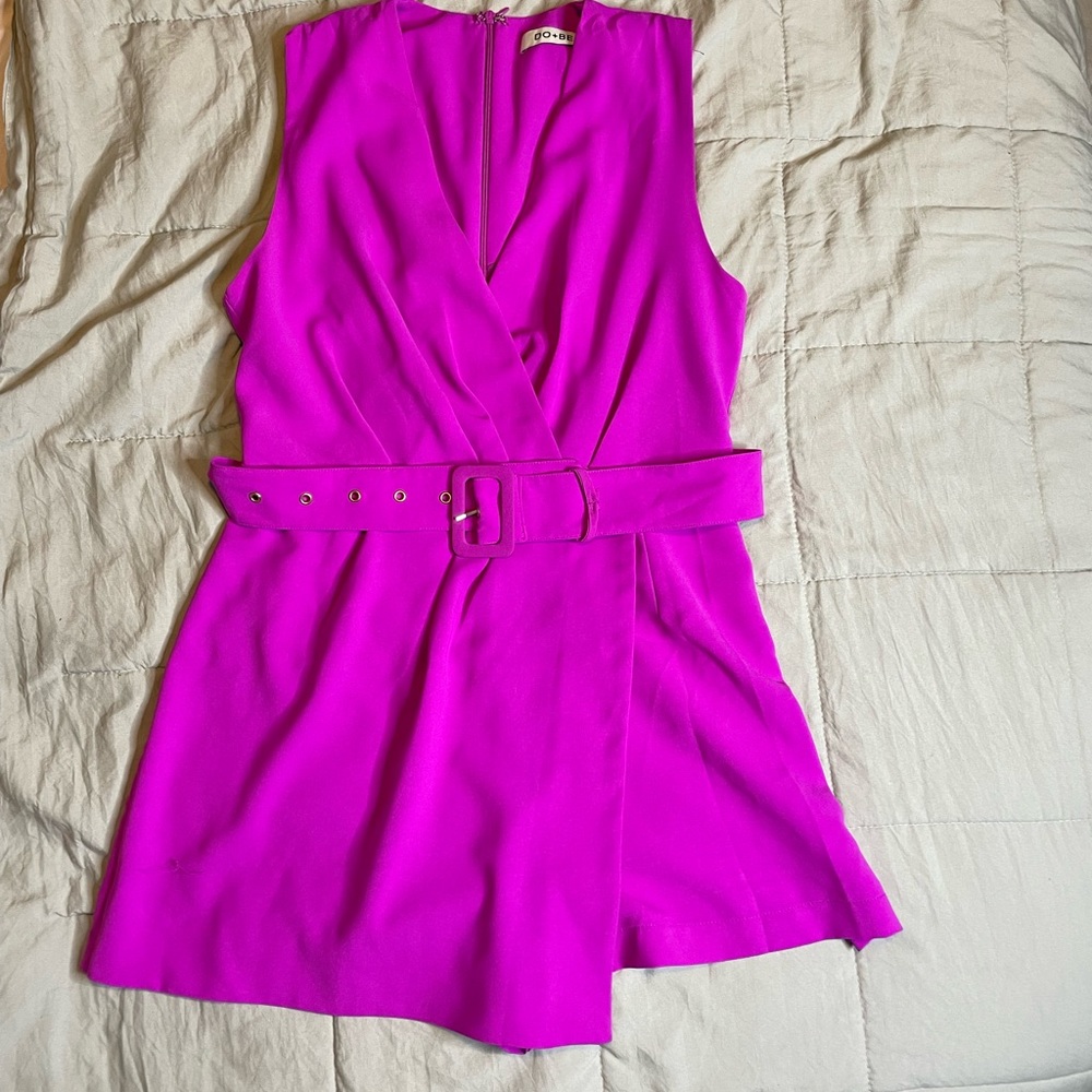 DOBE romper with belt.